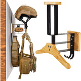 ValuXpro Tactical Gear Stand, Plate Carrier Helmet Stand, Motorcycle Helmet Holder Wall Mount with Hooks,Hanger Rack for Motorcycle Football Cycling Accessories