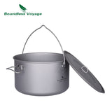Boundless Voyage Titanium Camping Pots: Unleash Culinary Excellence