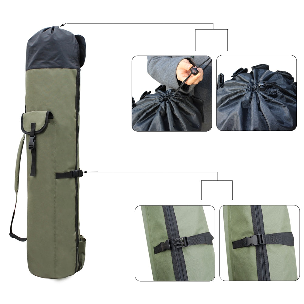 Shaddock Fishing's Versatile Nylon Fishing Bag: Protect Your Gear in Style