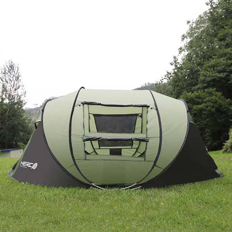 "2023 New Arrival: Unleash Adventure with the Ultralarge Automatic Windproof Camping Gazebo Beach Tent"