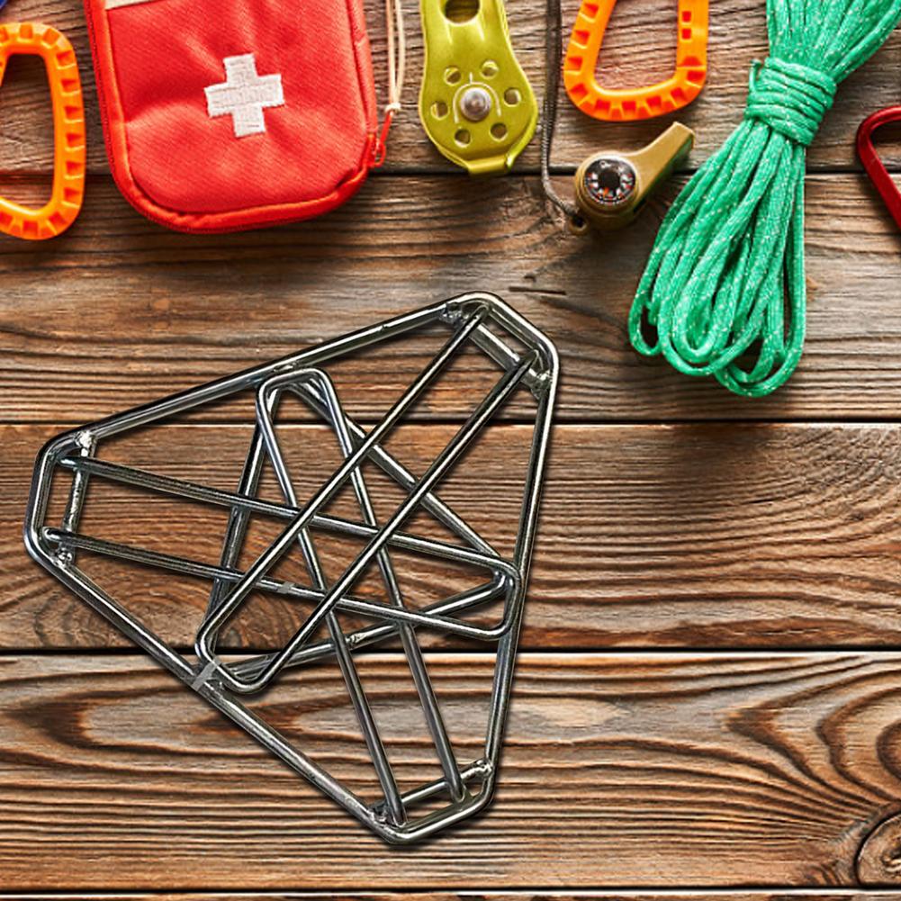 Foldable Campfire Stand:  Your Outdoor Cooking Experience just got better.