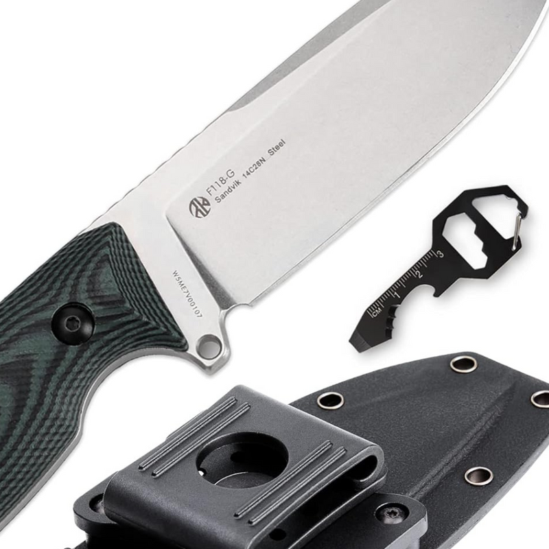 Mossy Oak Field Dressing Kit, 4 Pcs Hunting Knife Set with Portable Sheath,  Gut-Hook Skinner, Caping Knife, Wood/Bone Saw, Knife Sharpener, for Deer  Hunting, Camping, Perfect Hunting Gifts for Men : 