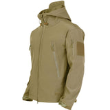 Forge Ahead in Style: Men's Tactical Shark Skin Soft Shell Jacket - Your Ultimate Windproof and Waterproof Companion