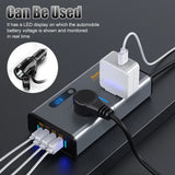 Power on the Go: 110V Car Inverter - Convert DC 12V to AC 110V/220V, 200W Output with Fast Type-C USB Charging