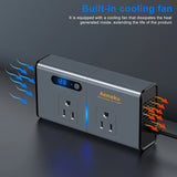 Power on the Go: 110V Car Inverter - Convert DC 12V to AC 110V/220V, 200W Output with Fast Type-C USB Charging