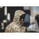 Men's Military CP Camouflage Fleece Tactical Jacket - Winter Windbreaker for Urban Outdoor Adventures