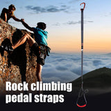 Foot Ascender Loop: Adjustable Foot Straps for Secure Rock Climbing