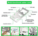 "18 In 1 Pocket Credit Card Multi Tools: Your Ultimate EDC Survival Companion"