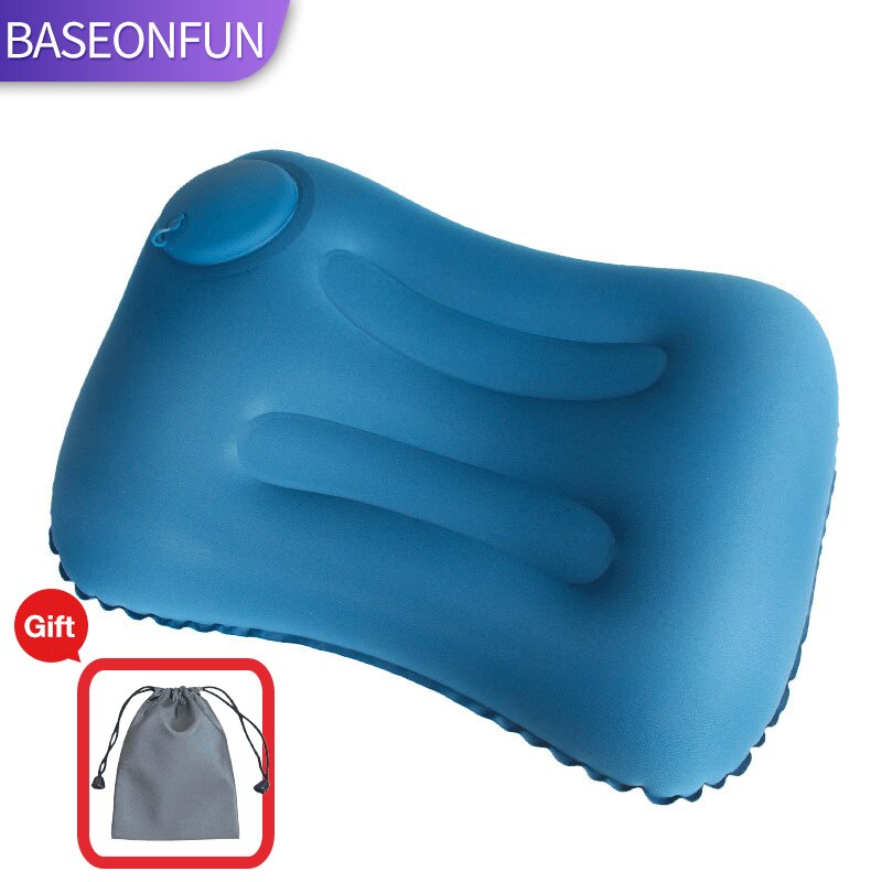 BASEONFUN Ergonomic Inflatable Pillow: Your Ultimate Outdoor Comfort Companion