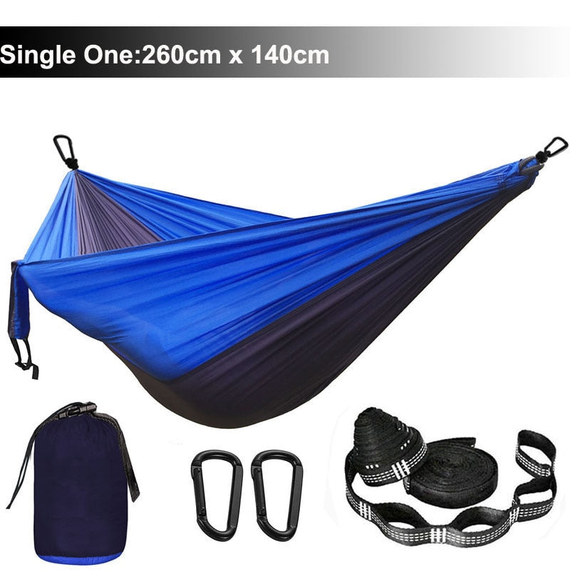 Comfortable and Durable Double Parachute Hammock Set for Outdoor Adventures