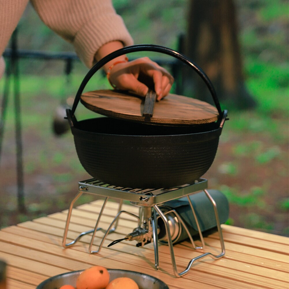 Grill Anywhere, Anytime: Portable Stainless Steel Campfire Grill for Outdoor Adventures