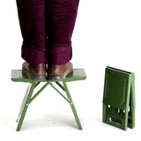 Sturdy and Portable Steel Camping Stool Chair for Outdoor Adventures