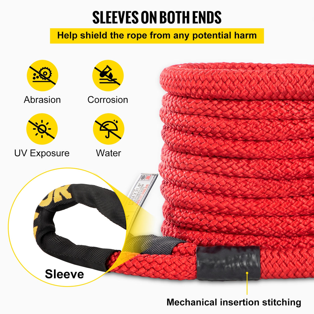 VEVOR Heavy Duty Recovery Tow Rope: Powerful and Reliable for Truck, ATV, and UTV