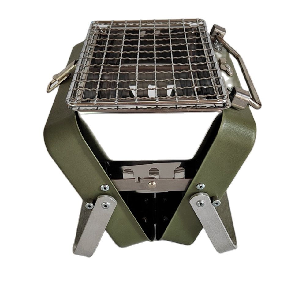 Green Oasis Portable BBQ Grill: Your Ultimate Foldable Charcoal Companion