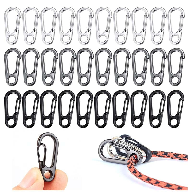 "Unlock Versatility with 5Pcs Mini Carabiner Clips: Your Ultimate EDC Keychain Accessory"