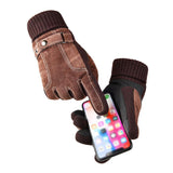 Stay Connected and Warm with Touch Screen Winter Warm Men's Gloves