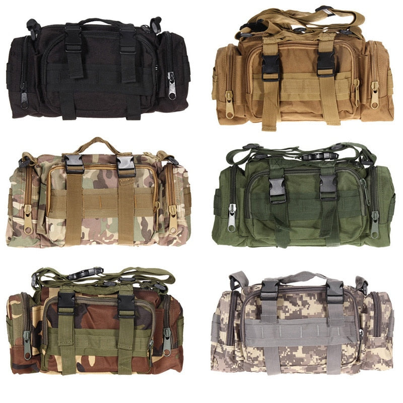Gear Up with the Outdoor Military Tactical Waist Bag - Versatile, Waterproof, and Comfortable for Adventures