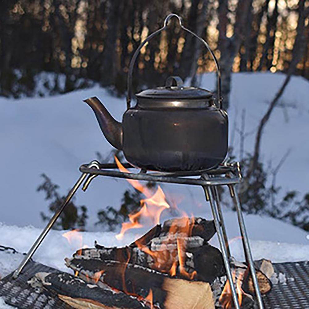Foldable Campfire Stand:  Your Outdoor Cooking Experience just got better.