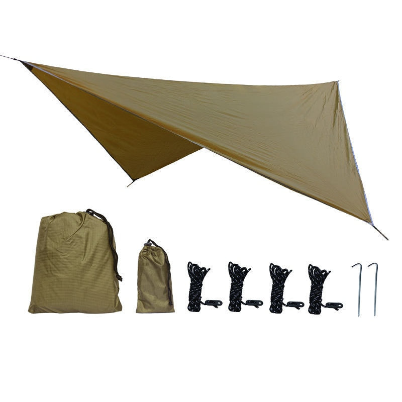 "Ultimate Outdoor Comfort: 210T Waterproof Tarp Tent - Your Versatile Shelter for Adventure and Relaxation"