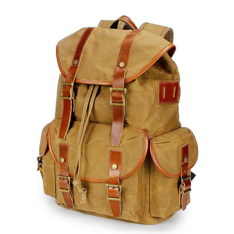 Travel in Style with a Vintage Travel Canvas Backpack