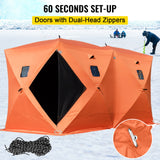The Catch of the Day: 8-Person Pop-Up Ice Fishing Tent