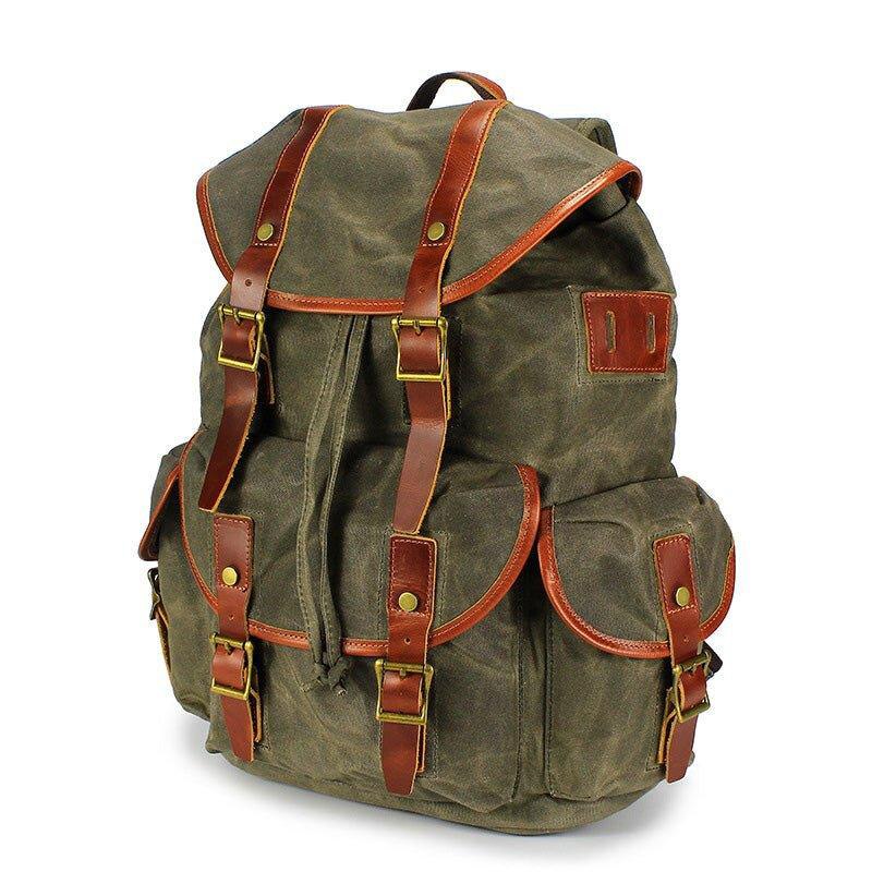 Travel in Style with a Vintage Travel Canvas Backpack