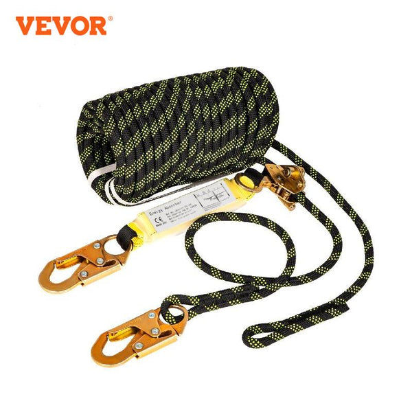 VEVOR Safety Climbing Harness Rock Tree Body Fall Protection Rappelling  Harness Belt Tree Climbing Lanyard AQSQSSAQD00000001V0 - The Home Depot