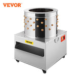 VEVOR 1500W Electric Chicken Plucker - Heavy-Duty Stainless-Steel Plucking Machine for Efficient Feather Removal