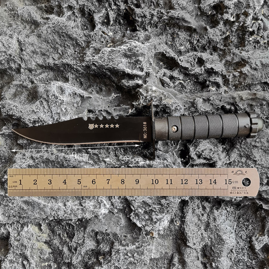 13 TACTICAL SURVIVAL Bayonet Military COMBAT Fixed Blade Hunting Knife  BOWIE